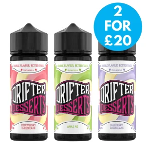 0mg Drifter Desserts 100ml Shortfill E-liquid (50VG/50PG)