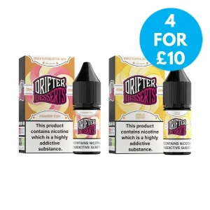 10mg (1%) Drifter Desserts Nic Salts 10ml