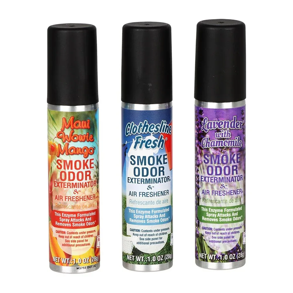 12CT DISPLAY - Smoke Odor Exterminator Spray - 1oz / Year Round - Image 2
