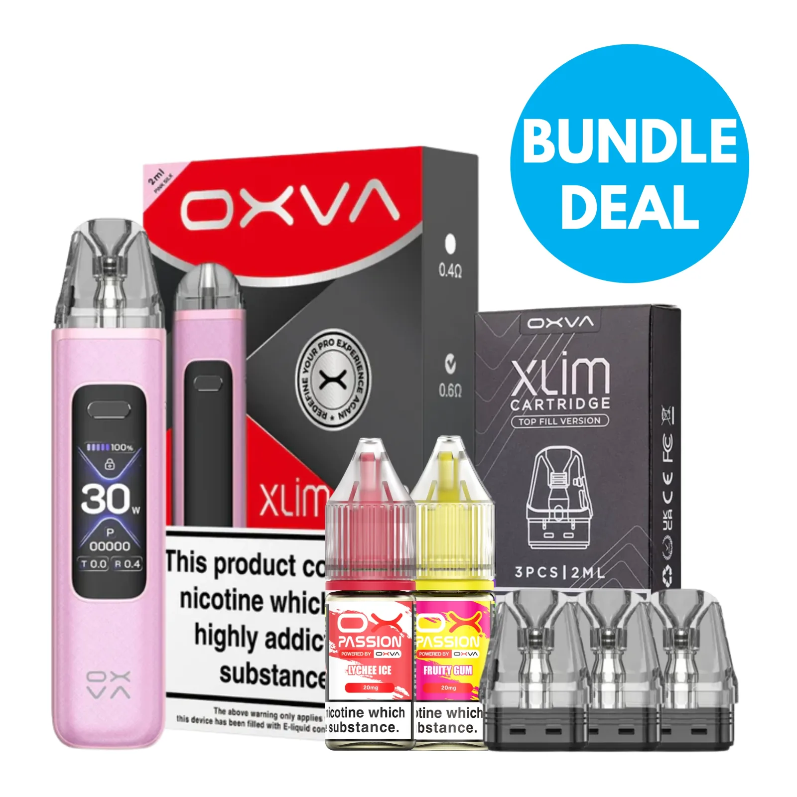 20mg (2%) OXVA Xlim Pro 3 Starter Kit Bundle