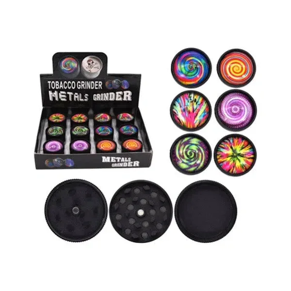 3 Part Metal 30mm Grinder Crystal Ball Design