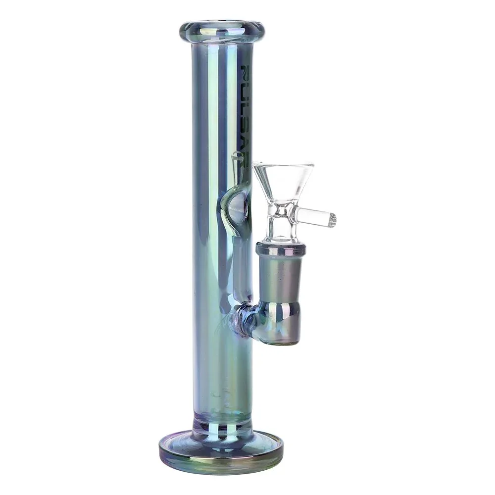 3CT BUNDLE - Pulsar Mini Straight Tube Glass Water Pipe - 7" / 14mm F - Image 2