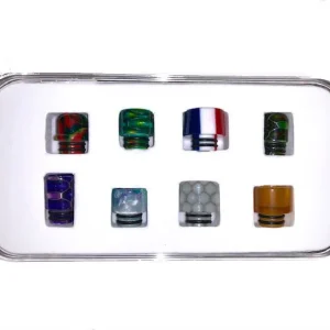 510 Drip Tip Set (Assorted) ( 8 Pack ) by Reewape