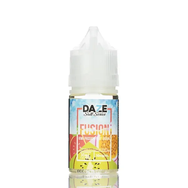 7 Daze Fusion TFN Salts – Kiwi Passionfruit Guava ICED – 30ml - Image 2