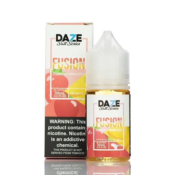 7 Daze Fusion TFN Salts – Strawberry Banana Apple – 30ml