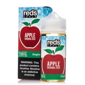 7 Daze Reds Apple Original Iced 100ml Vape Juice - 6MG