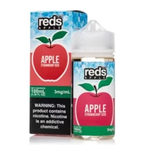 7 Daze Reds Apple Strawberry Iced 100ml Vape Juice - 3MG