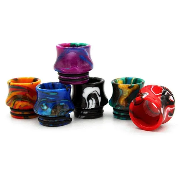810 Resin Hourglass Drip Tip Singles