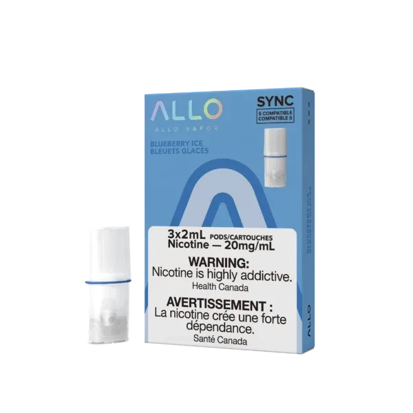Allo Sync Pods Blueberry Ice 3/Pk