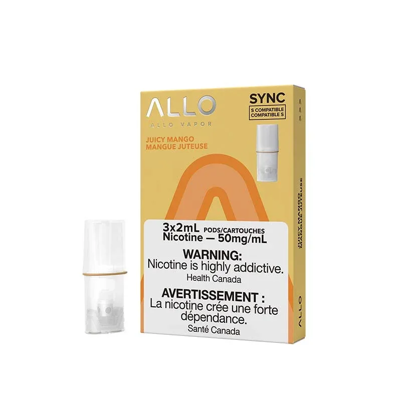 Allo Sync Pods Juicy Mango 3/Pk
