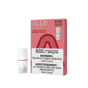 Allo Sync Pods Pomegranate Ice 3/Pk