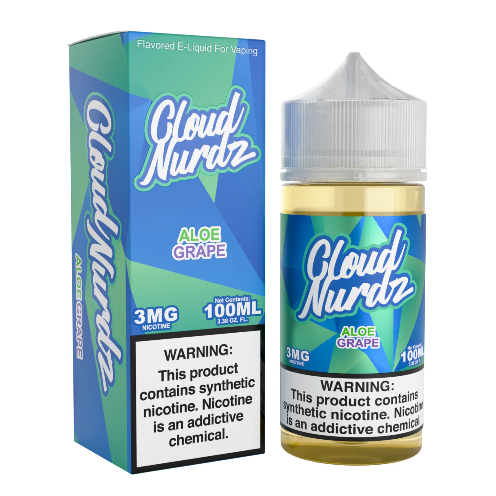 Aloe Grape – Cloud Nurdz Freebase – 100mL