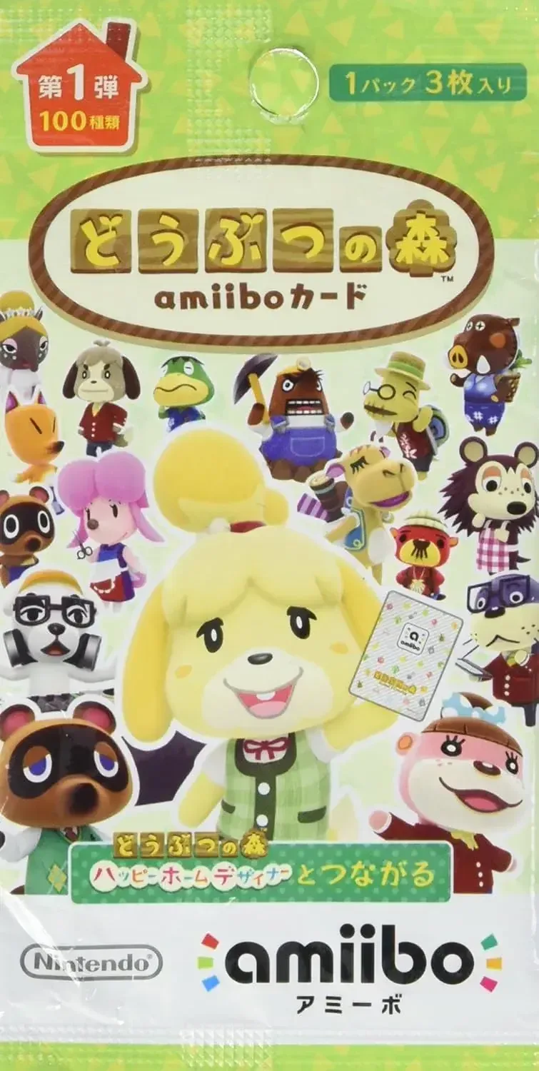 Amiibo Animal Forest Series 1 Card 3 Pack for Nintendo DS