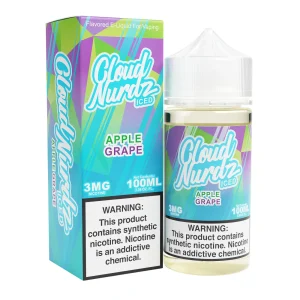 Apple Grape Iced – Cloud Nurdz Freebase – 100mL