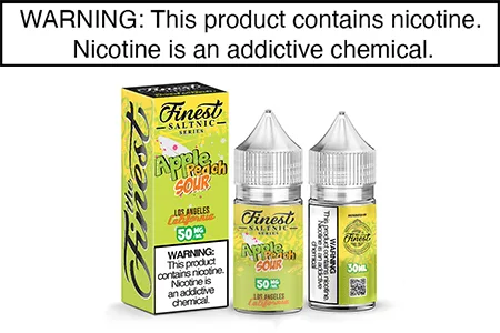 APPLE PEACH SOUR BY THE FINEST SALT NIC SERIES 30ML