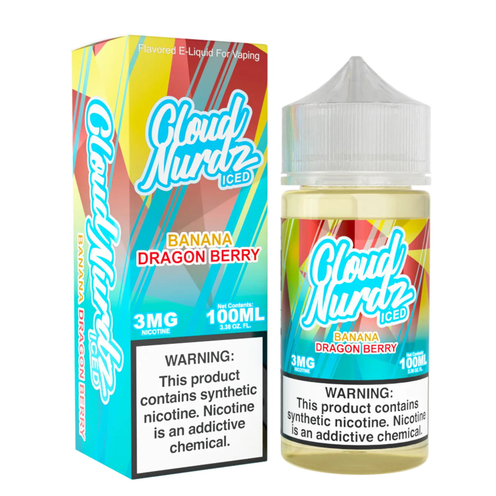 Banana Dragon Berry Iced – Cloud Nurdz Freebase – 100mL