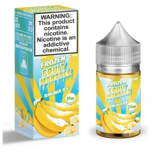 Banana Ice 30ml Nic Salt Vape Juice - Frozen Fruit Monster - 24MG