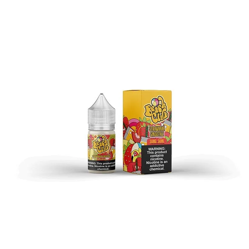 Beach Club Strawnana Smoothie Nic Salt Vape Juice 30ml - 50MG