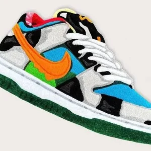 Ben And Jerry's Inspired Low Top Dunks Rug