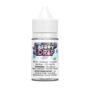 Berry Drop Ice Grape 30ml Nicotine Salt eLiquids