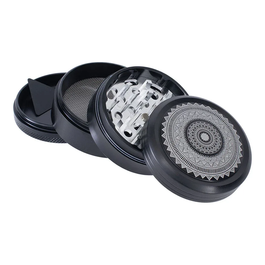BLACK MANDELA DESIGN GRINDER - Image 2