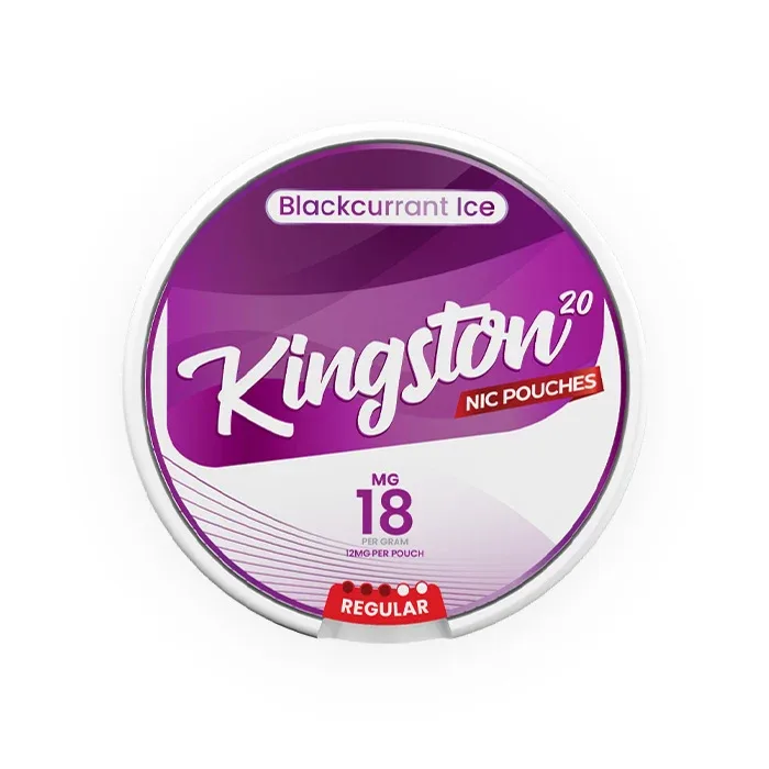 Blackcurrant Ice Kingston Nicotine Pouches - Image 2