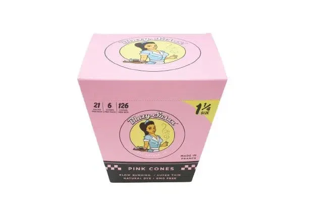 Blazy Susan Pink 1 1/4 Pre Rolled Cones