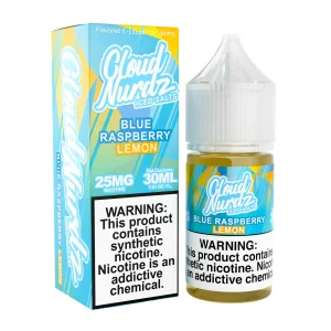 Blue Raspberry Lemon Iced – Cloud Nurdz Salts – 30mL