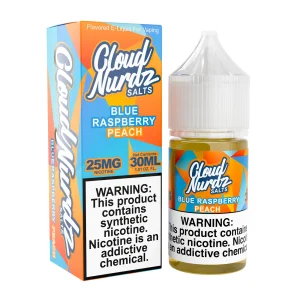 Blue Raspberry Peach – Cloud Nurdz Salts – 30mL