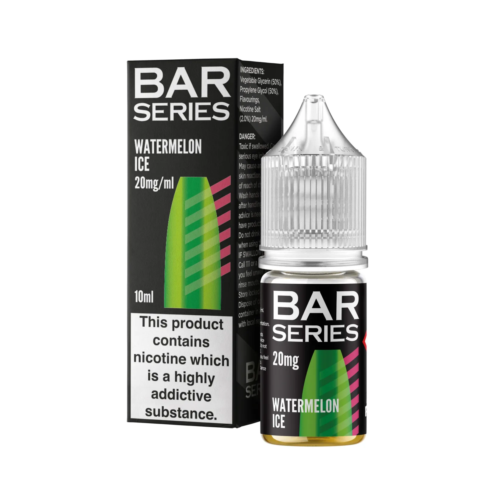 Box of 10 – 20mg (2%) Bar Series 10ml Nic Salts - Image 2