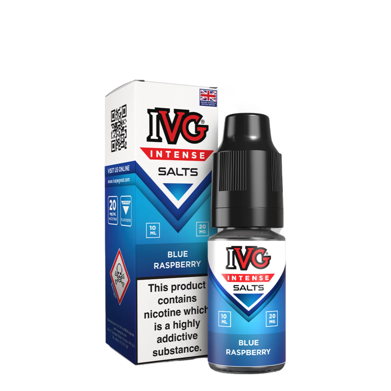 Box of 10 – 20mg (2%) IVG Intense Nic Salts 10ml E-Liquid - Image 2