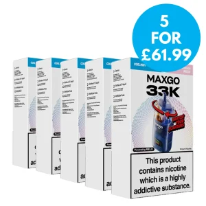 Box of 5 – 18mg RELX MaxGo Combo 33K Prefilled Vape Kit