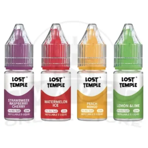 Box Of 5 Lost Temple 10ml Nic Salts E-Liquid