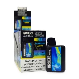Breeze Prime 6,000 Puff Nicotine Disposable 5pk