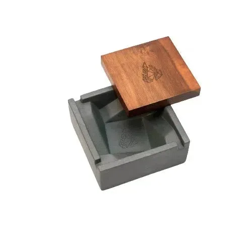BRNT Designs Briq Concrete Ash Tray - Image 2