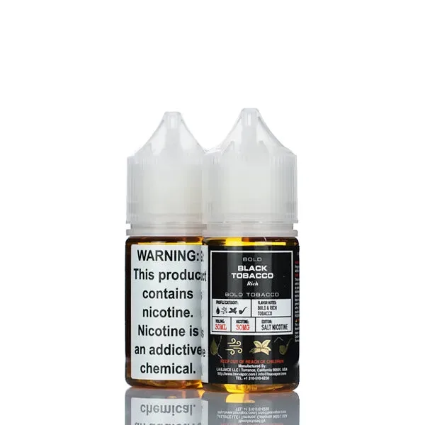 BSX Vapor Salt Nic – Black Tobacco – 30ml