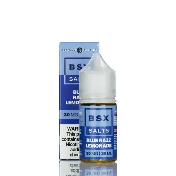 BSX Vapor Salt Nic – Blue Razz Lemonade – 30ml - Image 2
