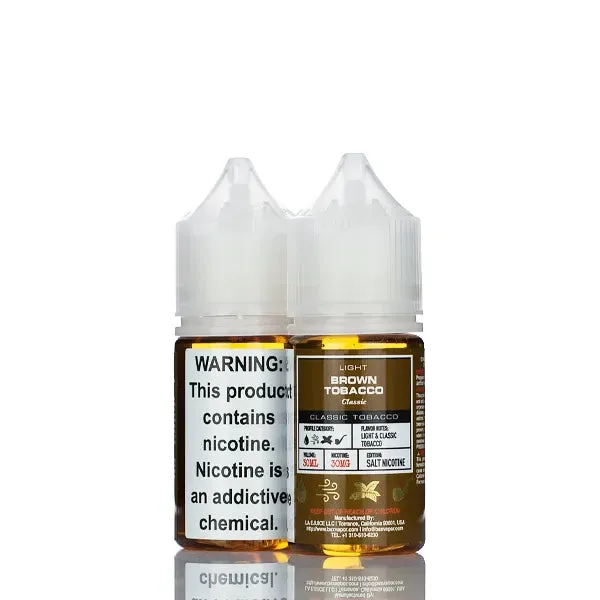 BSX Vapor Salt Nic – Brown Tobacco – 30ml