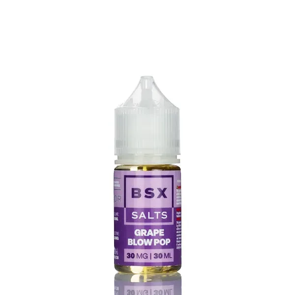 BSX Vapor Salt Nic – Grape Blow Pop – 30ml