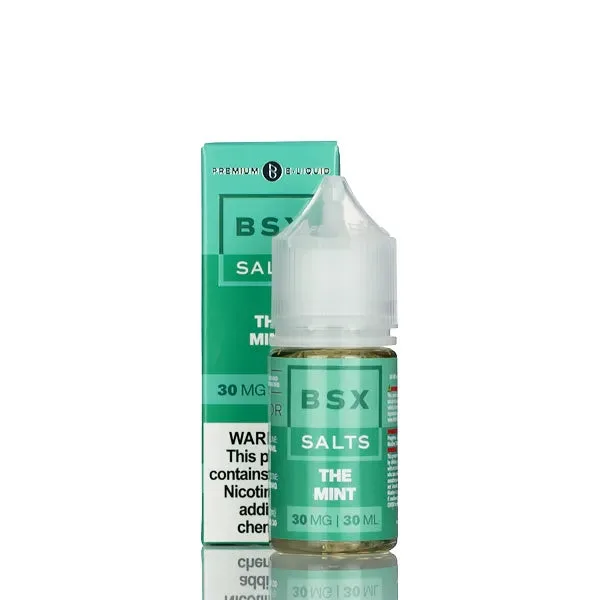 BSX Vapor Salt Nic – The Mint – 30ml - Image 2