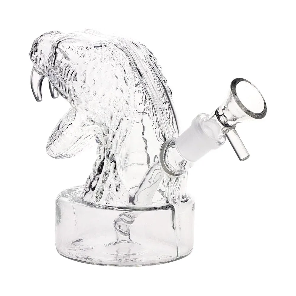 BUNDLE - SeshGear Striking Snake Glass Water Pipe - 4.75" / 14mm F / Assorted Colors 3ct - Image 2