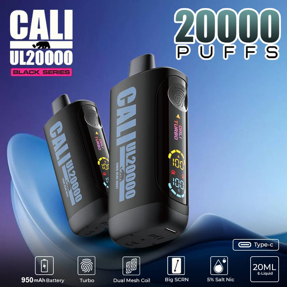 Cali UL20000 Black Series 20,000 Puff Disposable - Image 2