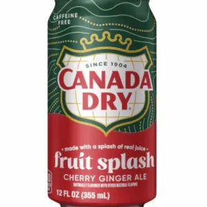 Canada Dry Fruit Splash Cherry Ginger Ale 355ml