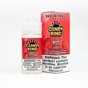 Candy King Strawberry Belts 100ml Vape Juice - 6MG