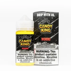 Candy King Worms 100ml Vape Juice - 3MG