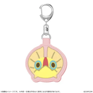 Capcom Monster Hunter Yian Kut-Ku Embroidery Keychain 54x59mm Polyester