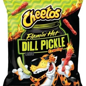 Cheetos Flaming Hot Dill Pickle Crunchy 240.9g