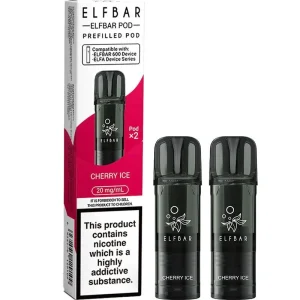 Cherry ice Elf Bar 600 pods 2 pack