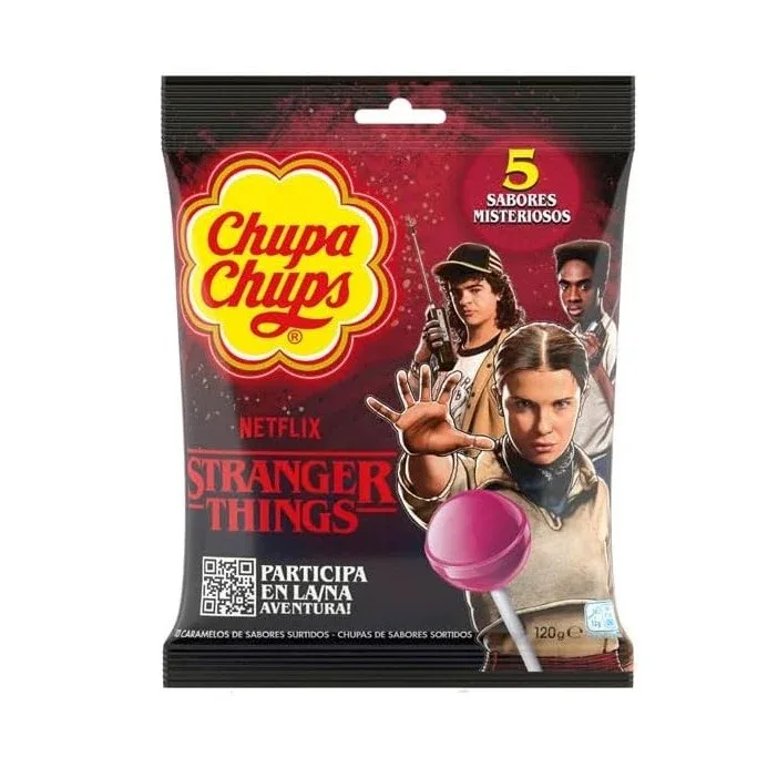 Chupa Chups Stranger Things Right Side Up Lollipop Bag 192g
