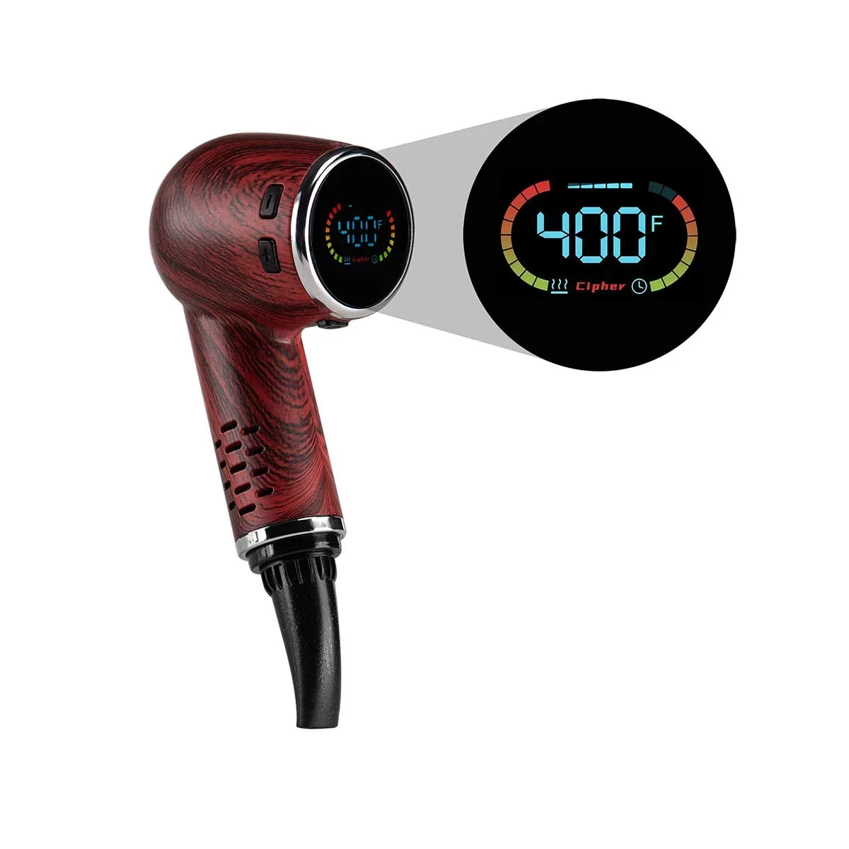 Cipher Nautilus V3 Dry Herb Vaporizer | Redheart Wood - Image 2